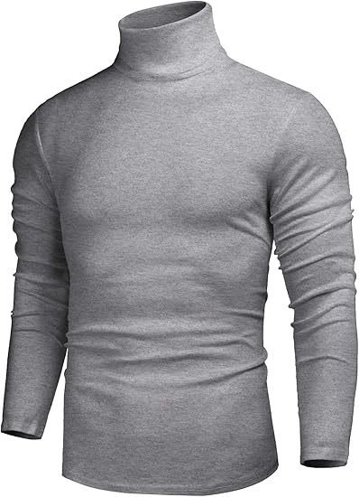 Modischer Herrenpullover mit Rollkragen, warmer Strick, essentiell für die Wintergarderobe.