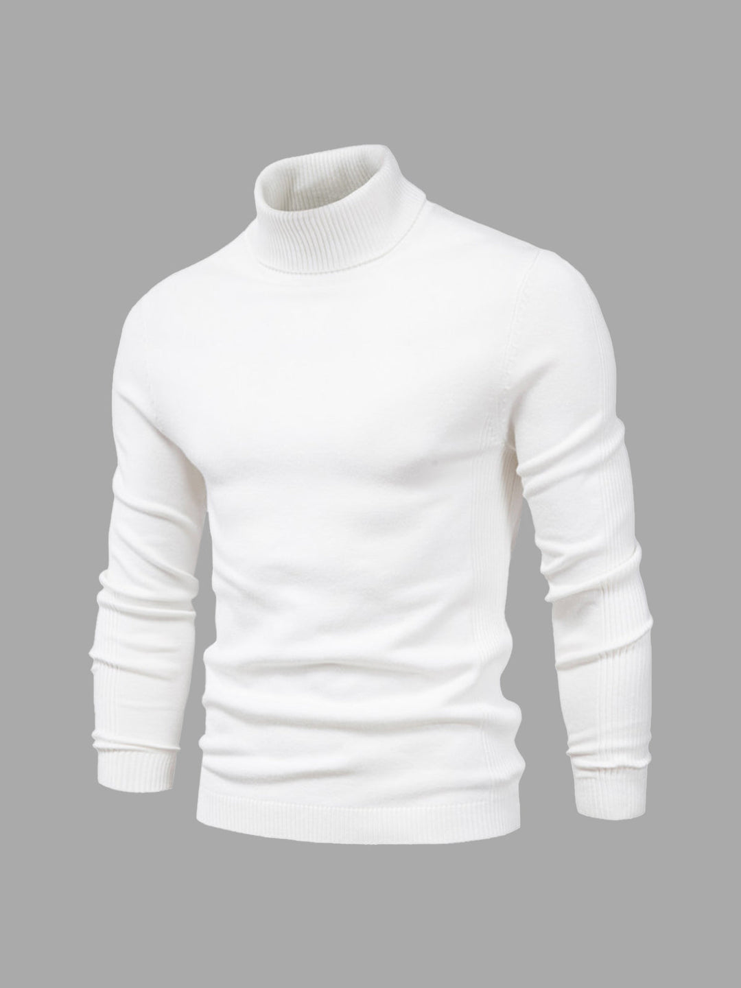 Herren Rollkragenpullover Slim Fit Mason, elegant & bequem, ideal für Büro und Freizeit.
