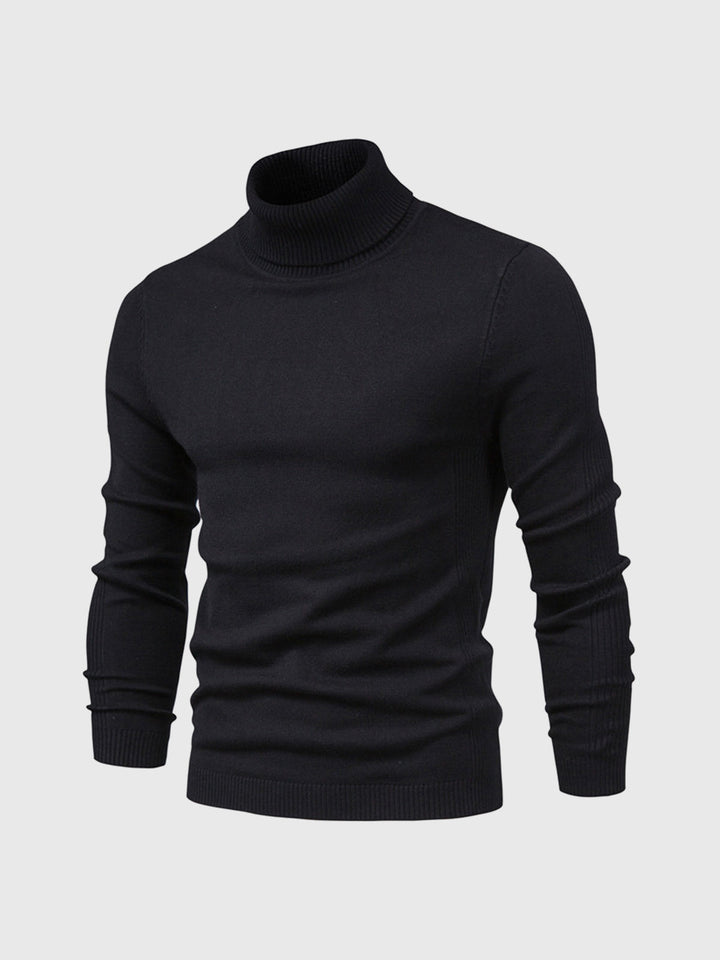 Bequemer Herren Rollkragenpullover Slim Fit Mason, ein Must-Have für die Wintermode.
