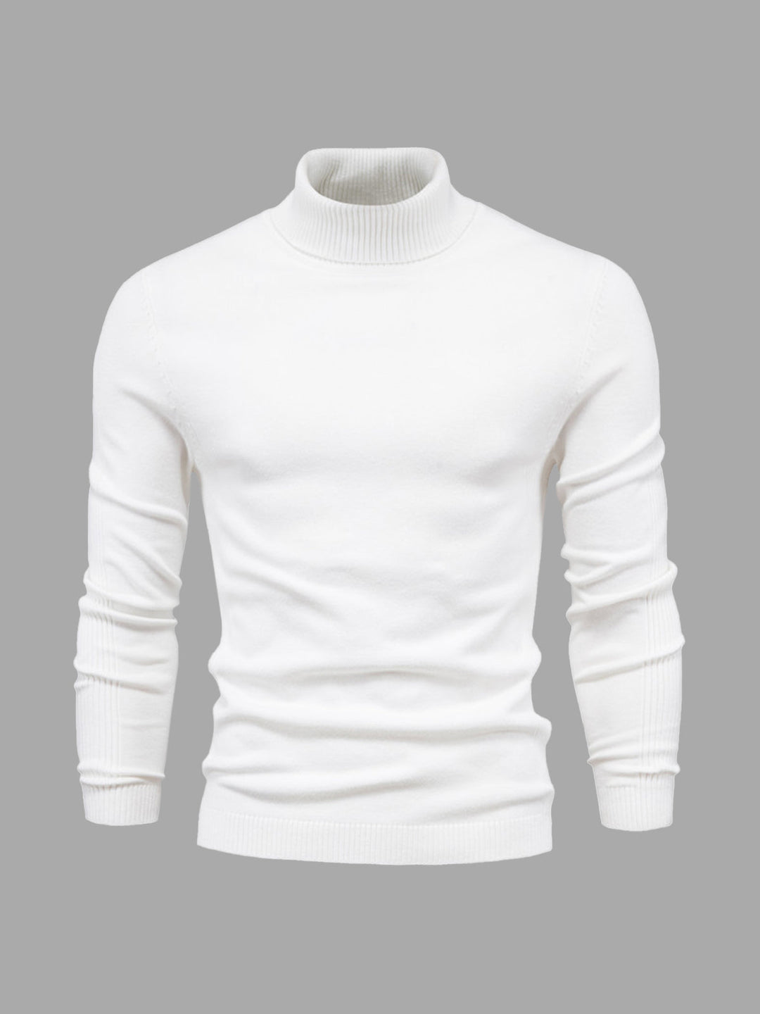 Hochwertiger Herren Rollkragenpullover Mason Slim Fit, schmal und elegant geschnitten.
