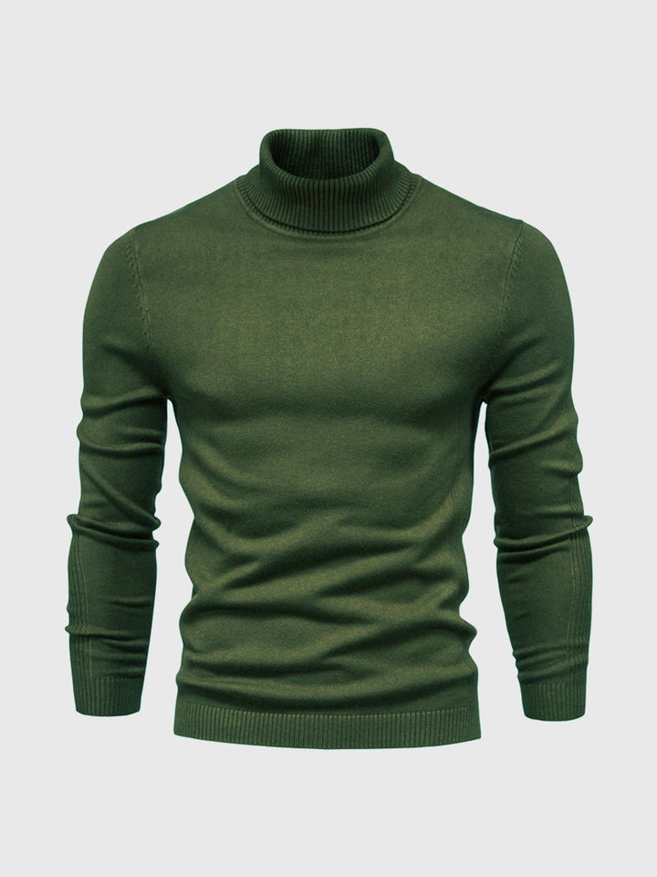 Edler Herren Rollkragenpullover, elegante Herrenmode. Perfektes Geschenk, bequem & pflegeleicht.