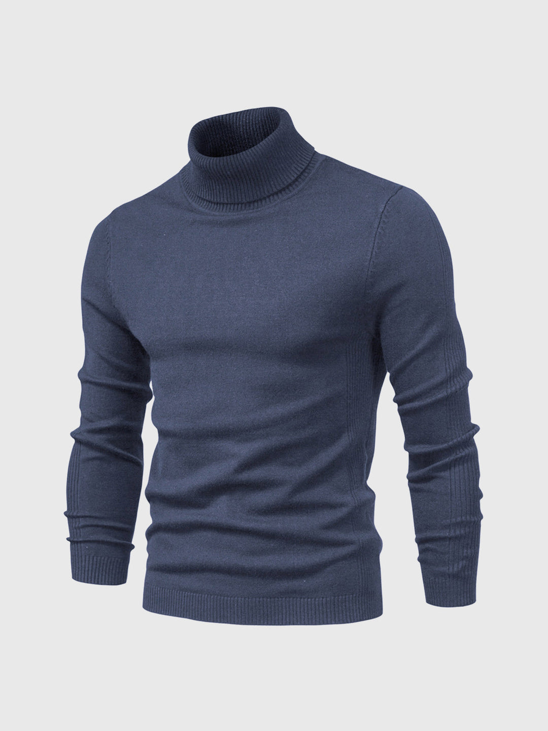 Eleganter Herren Rollkragenpullover, perfekt für Business oder Freizeit. Moderner Langarm-Pullover.
