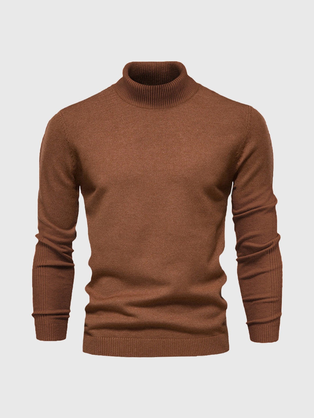 Warmer Winterpullover für Herren mit Rollkragen, ideal für Herbst & Winter. Bequemer Herrenpullover.