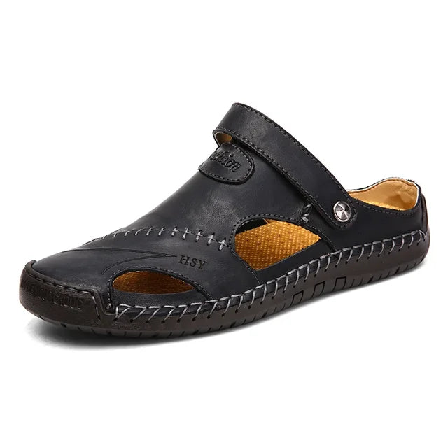 Herren Sandale Jake: geschlossene Zehen, atmungsaktiv, rutschfest, komfortabel. Perfekt für Sommer & Outdoor-Aktivitäten.