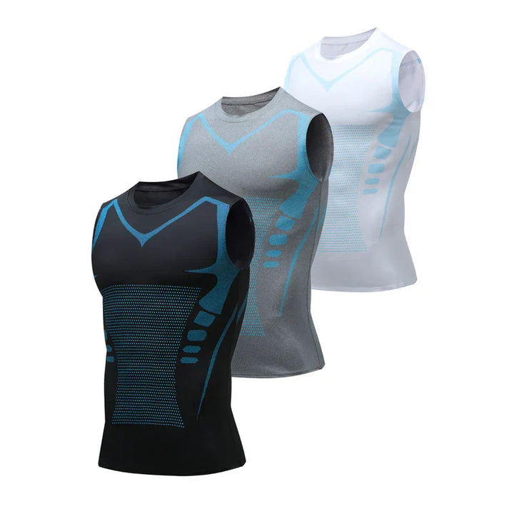 Eleganter Herren Shaping-Weste PowerVest Vita: Stützt Rücken, verbessert Haltung, fördert Muskelkraft & Komfort.