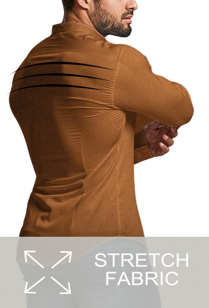 Nahaufnahme des Kragens: Knitterfreies Slim-Fit Businesshemd, hochwertiger Stretchstoff.