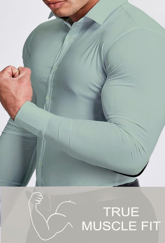 Detailansicht des Knopfverschlusses am Slim-Fit Hemd, knitterfrei, stretch.