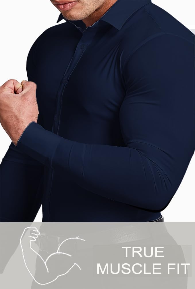 Modisches Statement mit Slim-Fit Hemd, knitterfrei, stretch, unifarben.