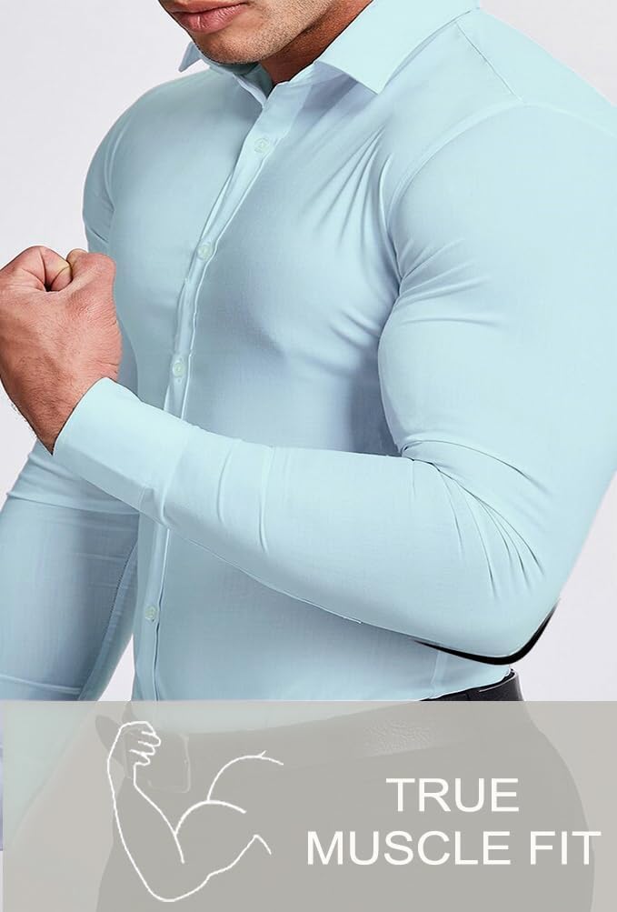 Businesshemd Slim-Fit, knitterfrei, stretch, unifarben, professionell & bequem.