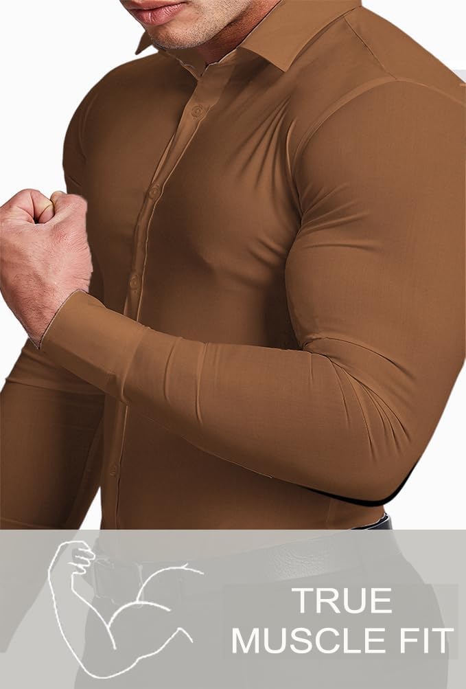 Rückenansicht: Modernes Slim-Fit Herrenhemd, knitterfrei, stretch, perfekte Passform.