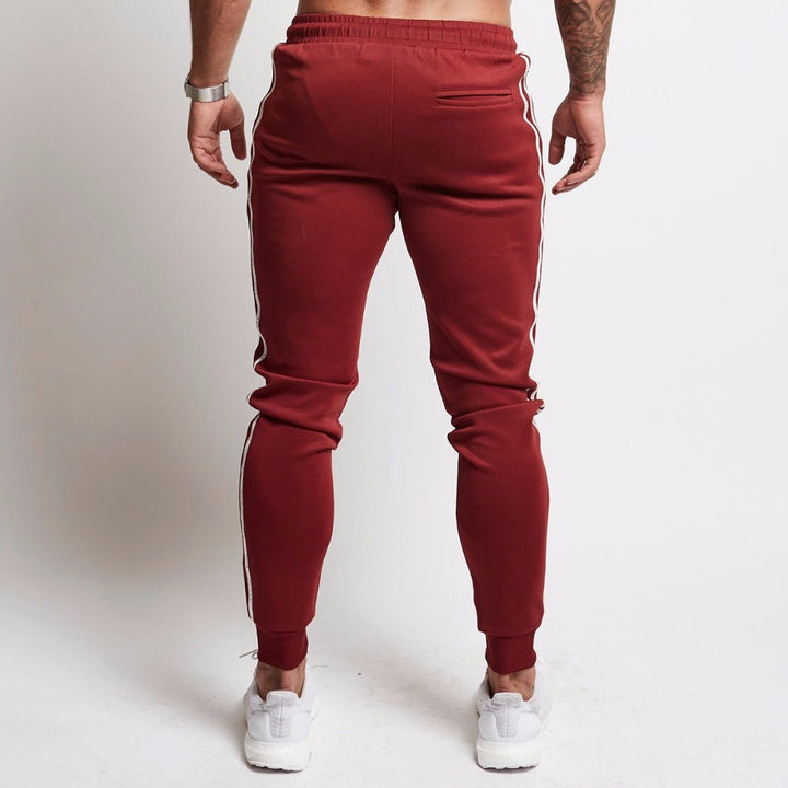 Detailansicht des Bundes der Herren Jogginghose Slim Fit, mit Kordelzug für perfekten Halt.
