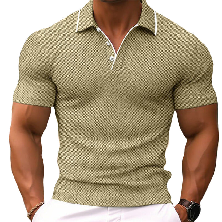 Elegantes Herren Poloshirt im Slim Fit mit Knopfleiste. Perfekt als Casual Hemd für moderne Herrenmode.