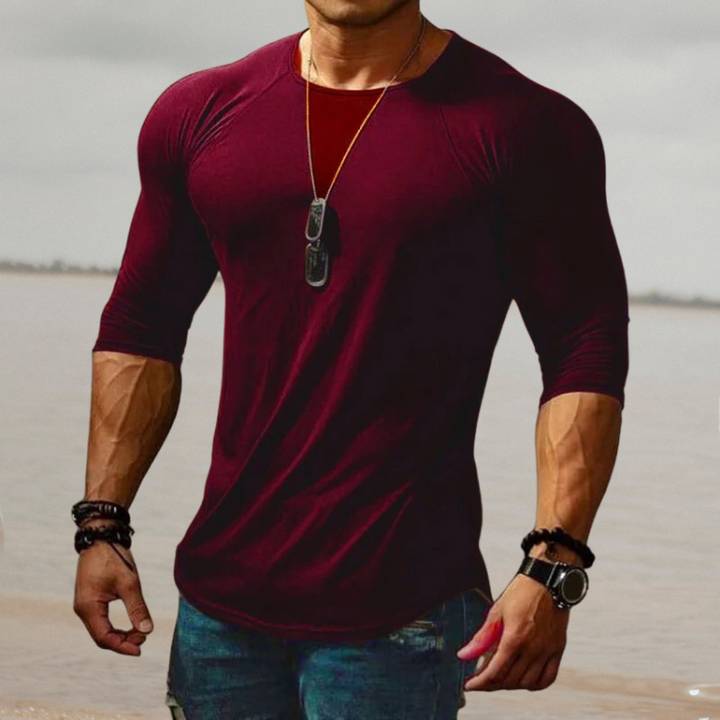 Eleganter Herren Oberteil 'Felix', slim fit, als Langarmshirt, bietet optimalen Tragekomfort.