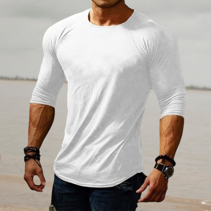Vielseitiges Herren Stretch Langarmshirt, slim fit, für einen gepflegten und bequemen Look.