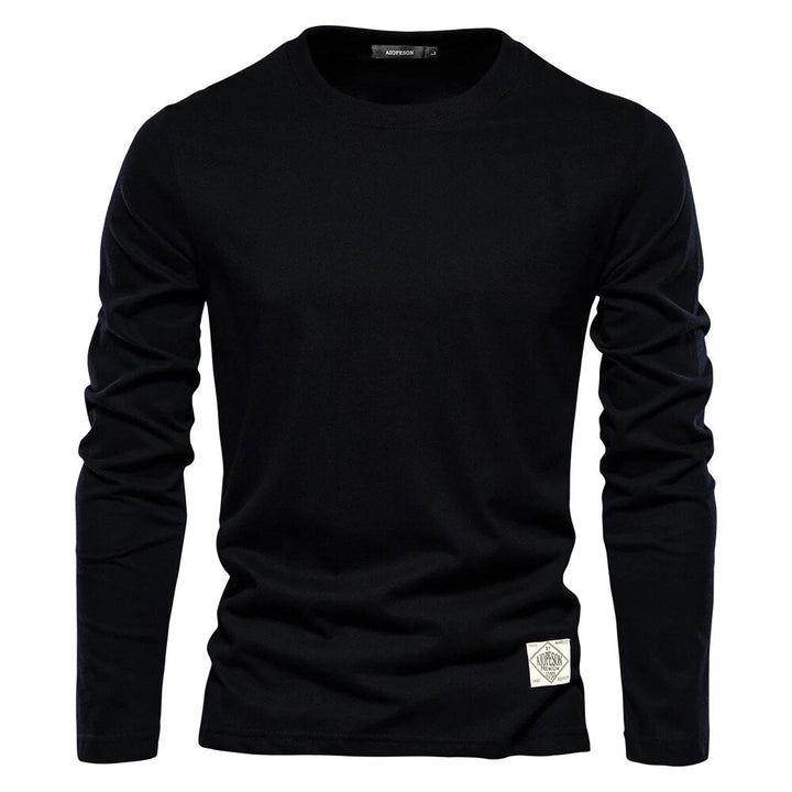 Unifarbenes Herren Oberteil Ethan, ein komfortables und vielseitiges Basic T-Shirt für den Sommer.