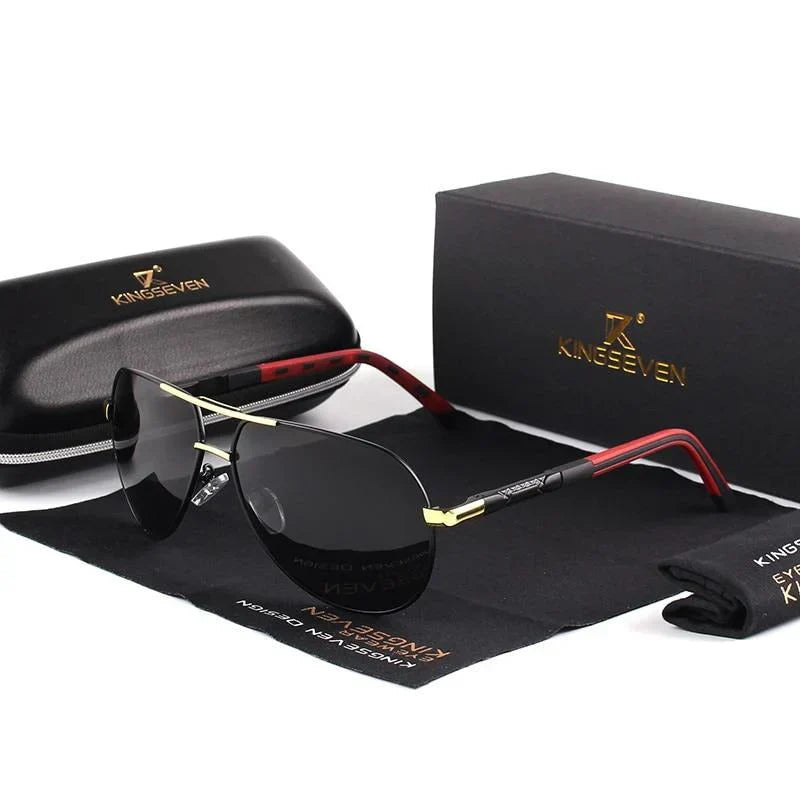 Vintage Herren Sonnenbrille Lennart. Retro Pilotenbrille für Männer, modisch und mit UV-Schutz.