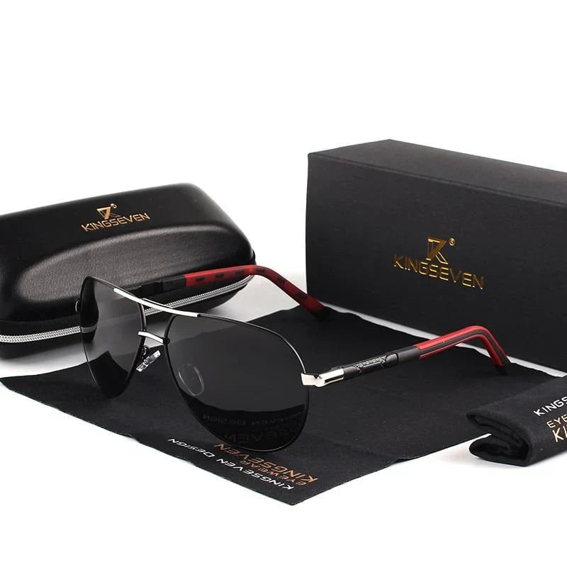 Elegante Herren Sonnenbrille Lennart. Zeitloses Accessoire im Pilotenbrillen-Design mit UV400 Schutz.