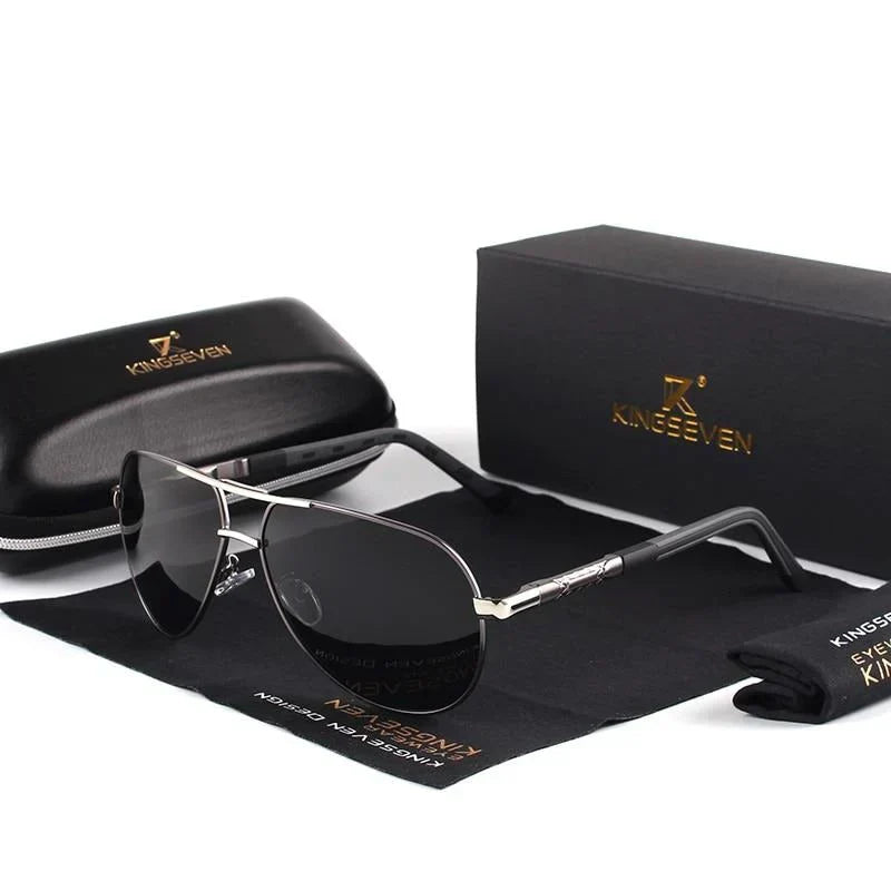 Klassische Herren Sonnenbrille Lennart. Modische Pilotenbrille für den Sommer, bietet zuverlässigen UV-Schutz.