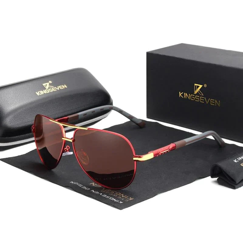 Herren Sonnenbrille Lennart: Stilvolle Pilotenbrille mit UV400 Schutz. Ideal für Retro-Looks und Outdoor.