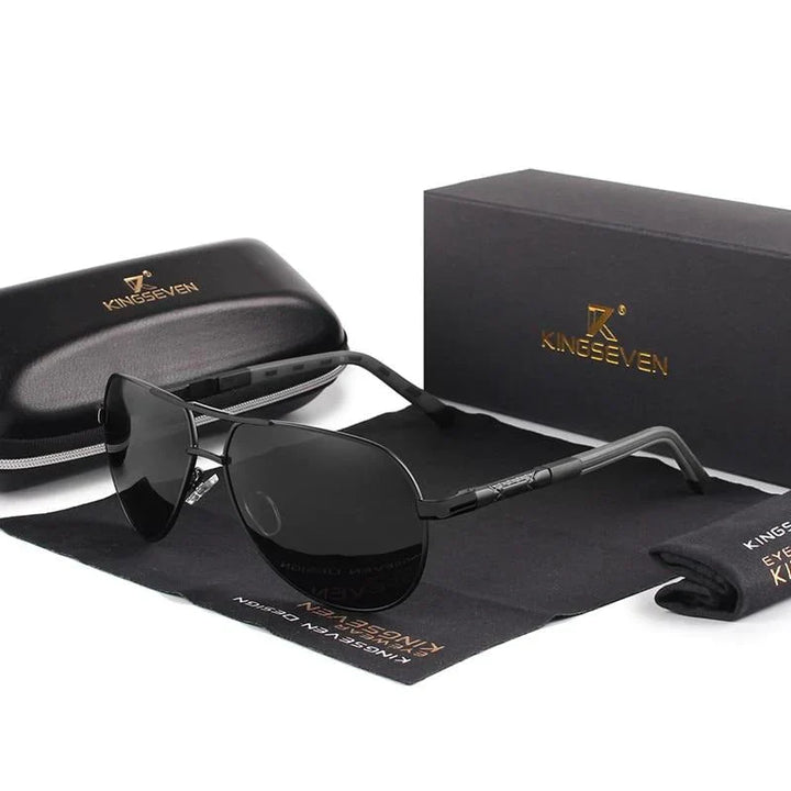 Moderne und klassische Herren Pilotenbrille Lennart. Robuste Sonnenbrille mit vollem UV400 Schutz.