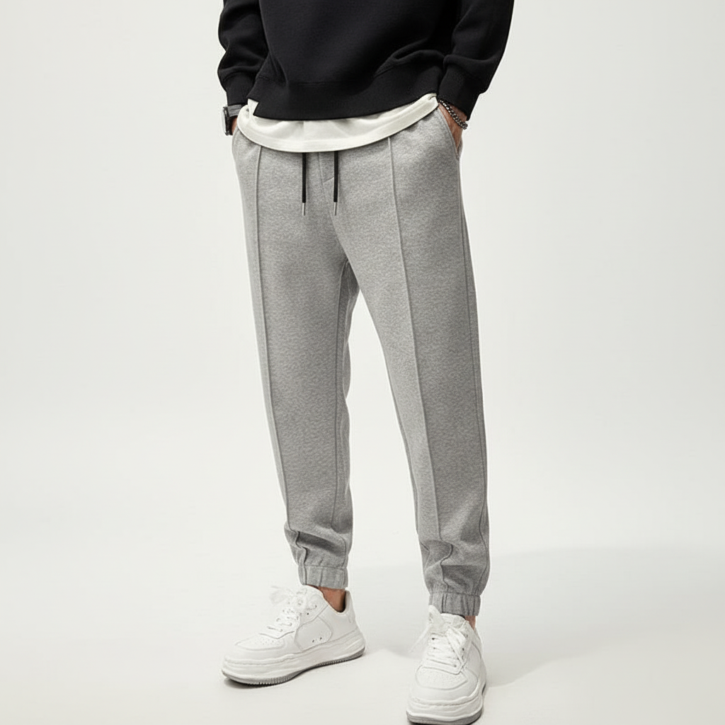 Stylische Herren Freizeithose Tanner mit Elastbund. Vielseitige Sporthose für Alltag, Fitness & Sport Lifestyle.