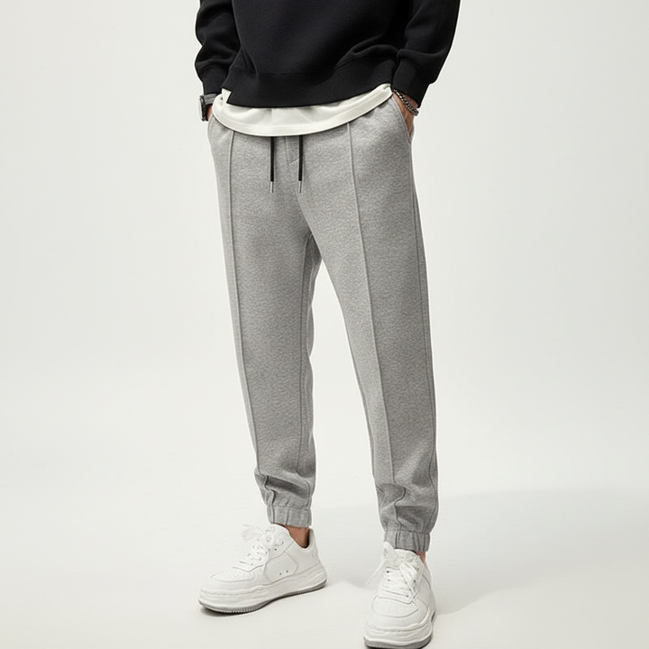 Stylische Herren Freizeithose Tanner mit Elastbund. Vielseitige Sporthose für Alltag, Fitness & Sport Lifestyle.