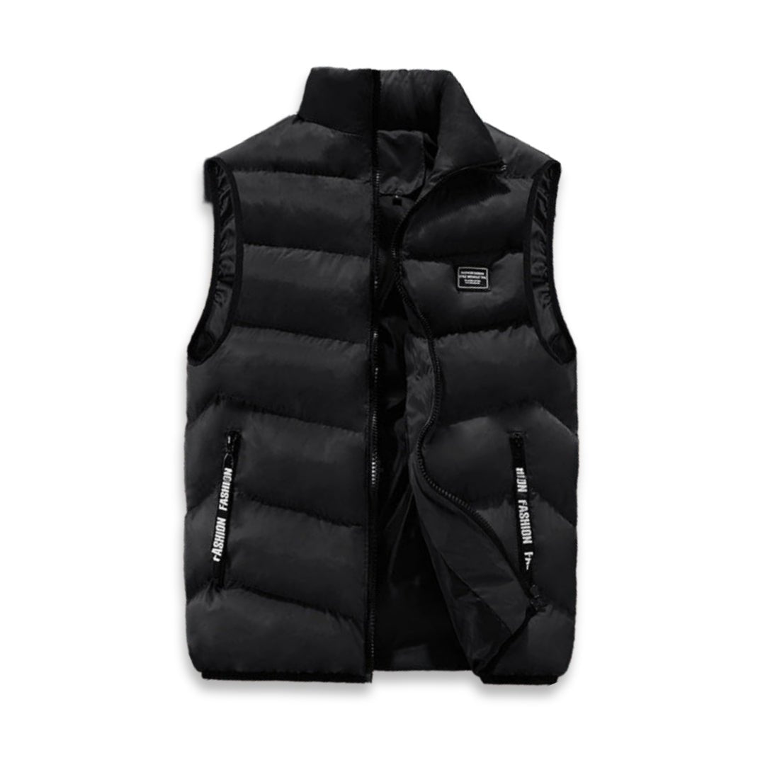Modische Herren Steppweste für Layerlook, ärmellos, bequem & warm, ideal für kühle Tage.