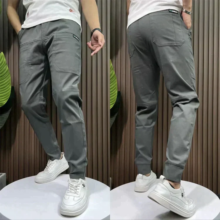 Herren Stretch Cargo Hose für Alltag & Freizeit. Bequeme, stilvolle Männerhose, ganzjährig tragbar.