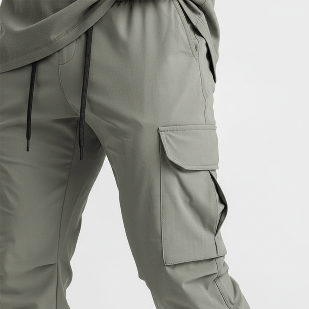 Stylische Herren Stretch Joggerhose für Freizeit, Sport & den urbanen Look.