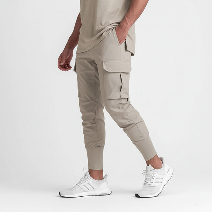 Moderne Herren Joggerhose "Francis" aus atmungsaktivem Stretch für Tragekomfort.