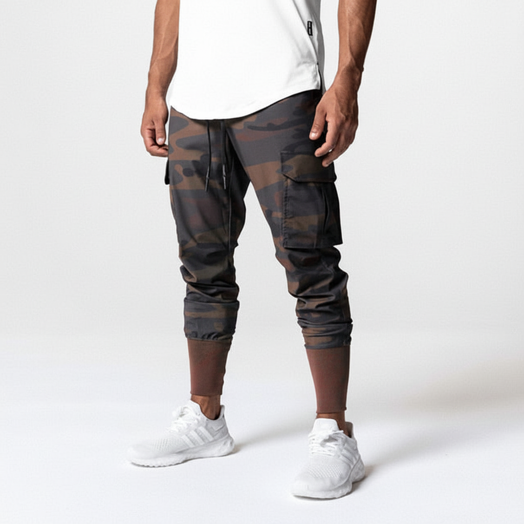 Sportliche Herren Joggerhose "Francis" aus Stretchstoff für aktive Tage.