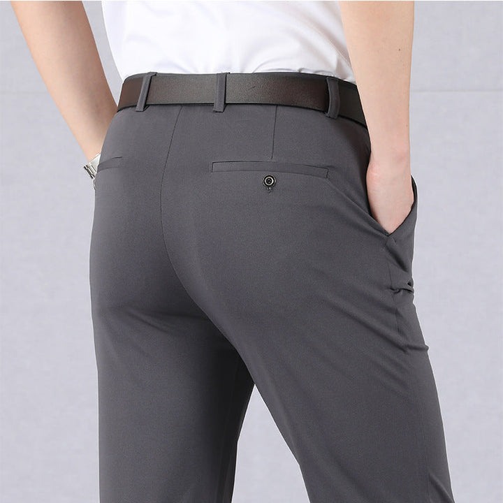 Herren Stretchhose Alex Slim Fit: elegante, bequeme Business- & Freizeithose für den modernen Mann, ganzjährig.