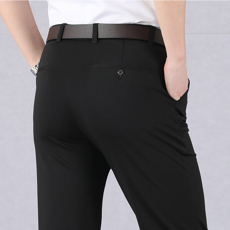 Vielseitige Herren Slim Fit Stretchhose Alex. Ganzjährige, bequeme Business- & elegante Freizeithose.