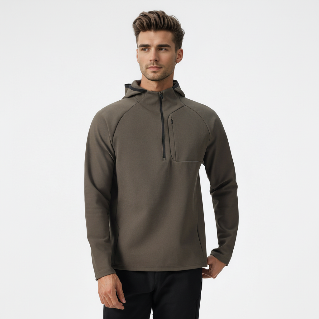 Vielseitige Herren Freizeitjacke & Outdoorjacke. Atmungsaktive Kapuzenjacke mit Stretch für aktiven Lifestyle.