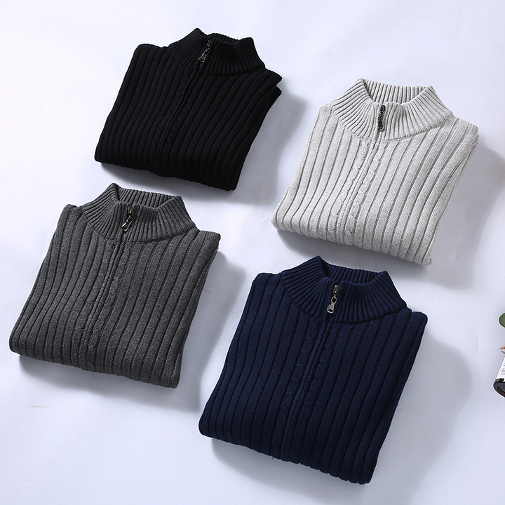 Moderne Herren Strickjacke mit feiner Strickstruktur. Klassischer & komfortabler Cardigan für vielseitige Herrenmode.