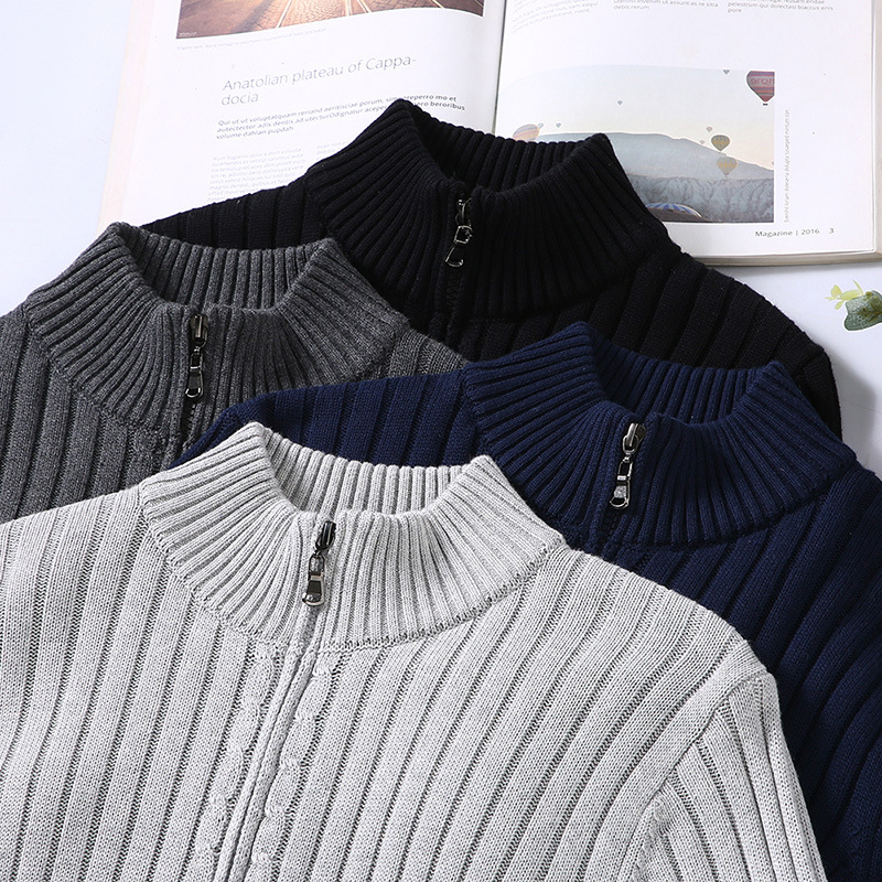 Eleganter Herren Strick-Cardigan, ideal als Casual Jacke. Bietet Komfort & Stil für stilvolle Herren-Oberbekleidung.