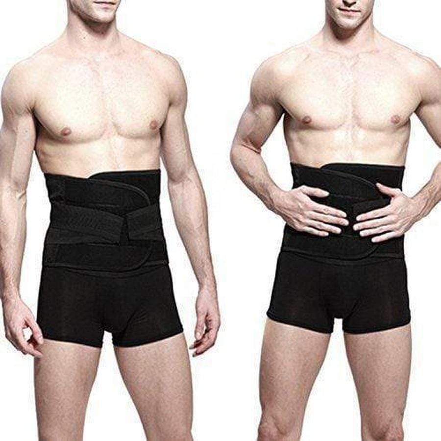 Schwitzgürtel für Herren, ideal zur Förderung der Fettverbrennung und Definition der Taille beim Sport.