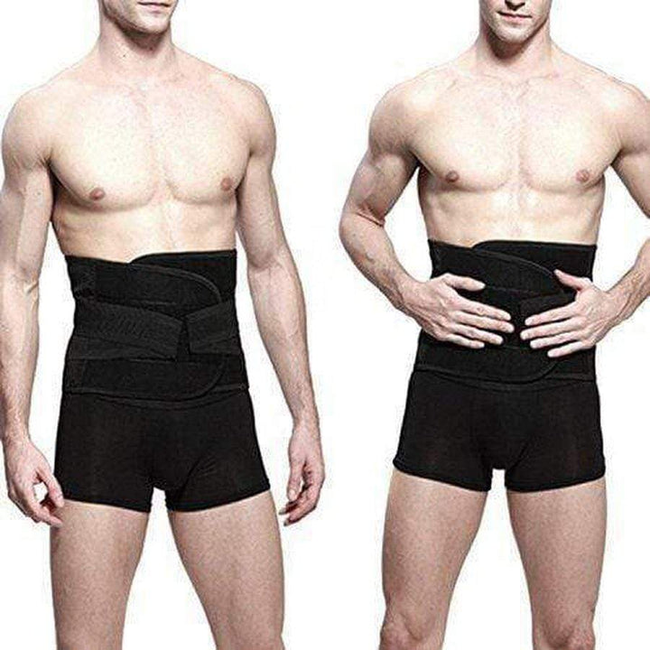 Schwitzgürtel für Herren, ideal zur Förderung der Fettverbrennung und Definition der Taille beim Sport.