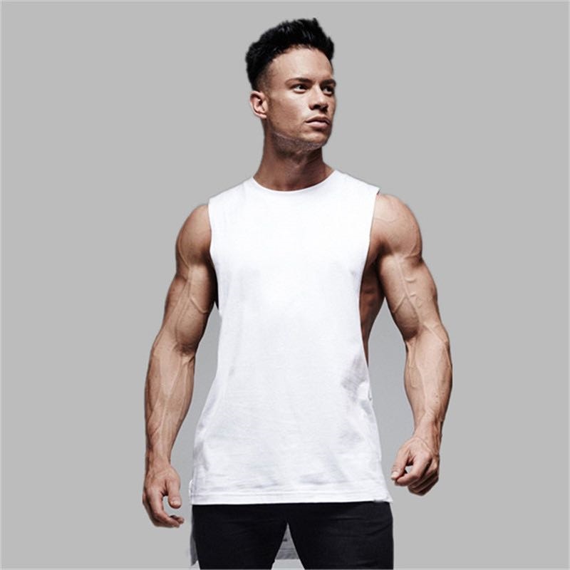 Bequemes Herren Muskelshirt, ideal für Athleisure & Sport. Vielseitiges Tanktop für Männer.