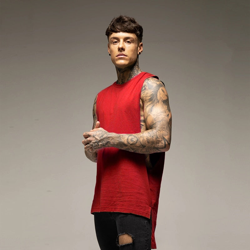 Komfortables Herren Tanktop für Casual Wear. Lässiges Basic Shirt, perfekt für den Sommer.