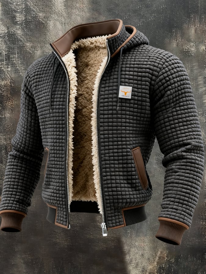Herren Thermo Impact Jacke, warm & winddicht für den Winter. Stilvolle Outdoor Winterjacke mit Kälteschutz.