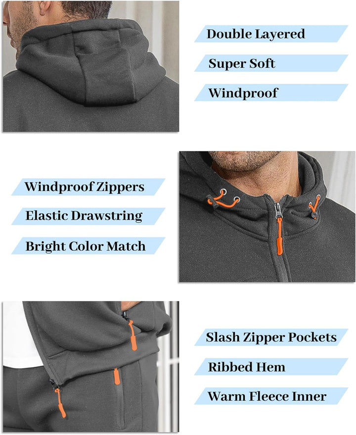 Lässiger Herren Freizeit-Jogginganzug, modern designt, ideal für entspannte Stunden.