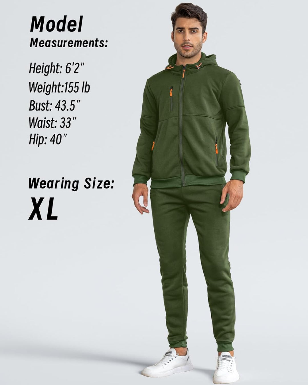 Sportbekleidung Herren: Moderner Trainingsanzug, Slimfit, perfekt für Gym & Outdoor.