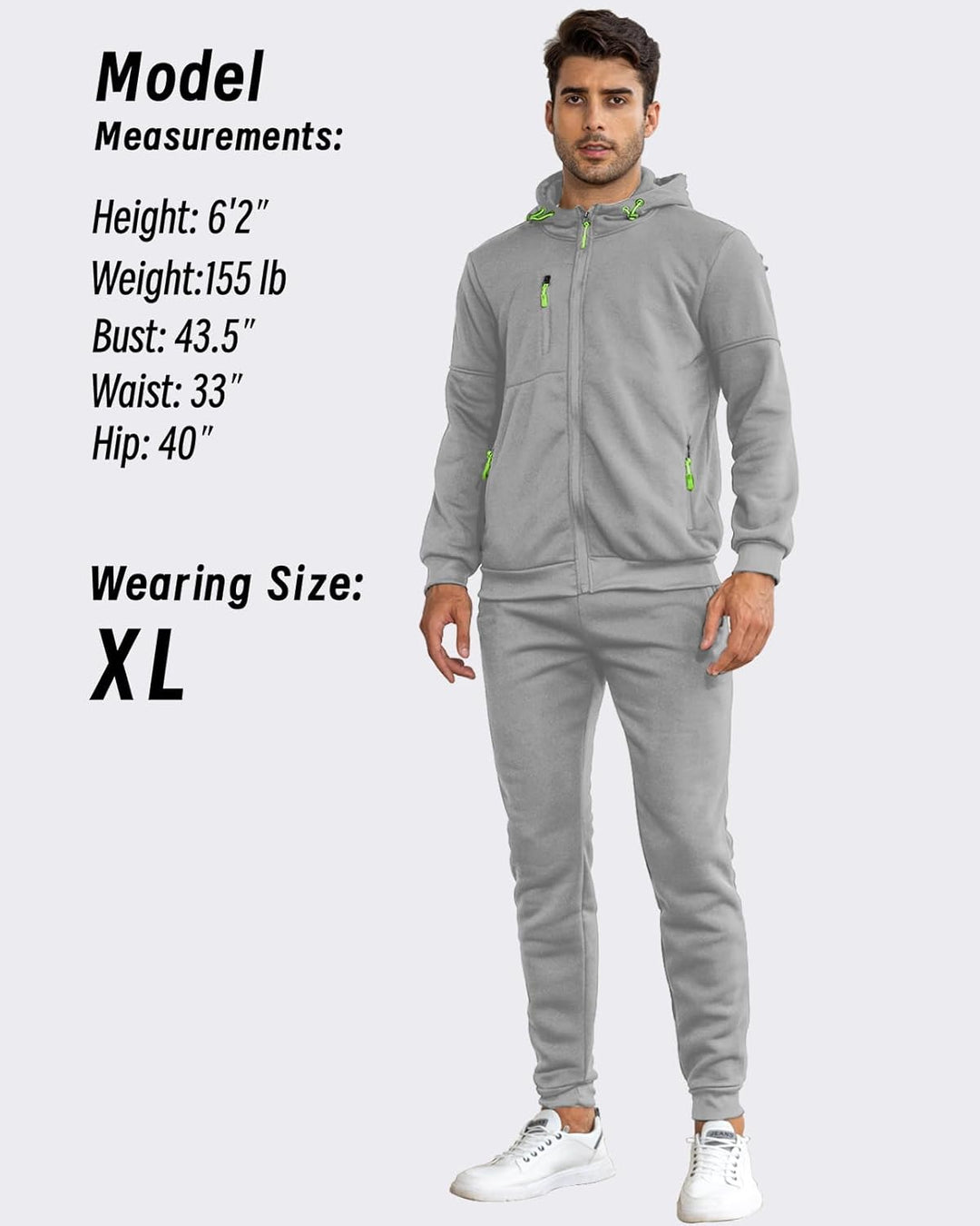Vielseitiger Herren Sportbekleidungs-Anzug, Slimfit, ideal für aktive Herren das ganze Jahr.