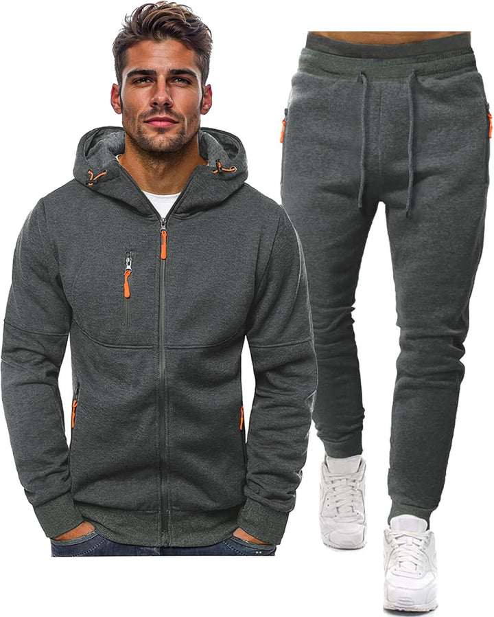 Slimfit Herren Jogginganzug in moderner Optik, vielseitig für Sport & Freizeitaktivitäten.
