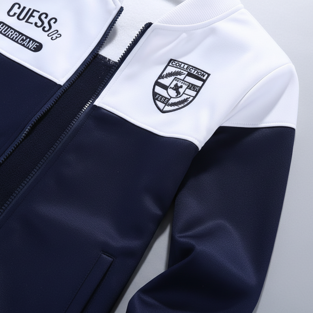 Zeitloser Herren Baseball-Stil Trainingsanzug, komfortable Sportbekleidung für Herren. Vielseitiger Zweiteiler.