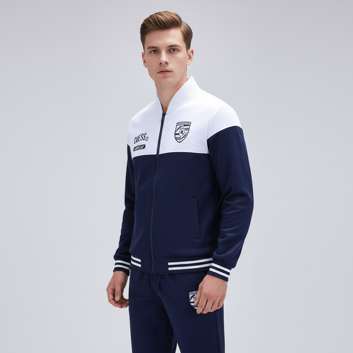 Bequemes Unterteil des Herren Trainingsanzugs, Hose im Baseball-Stil für Sport, Freizeit und Entspannung.