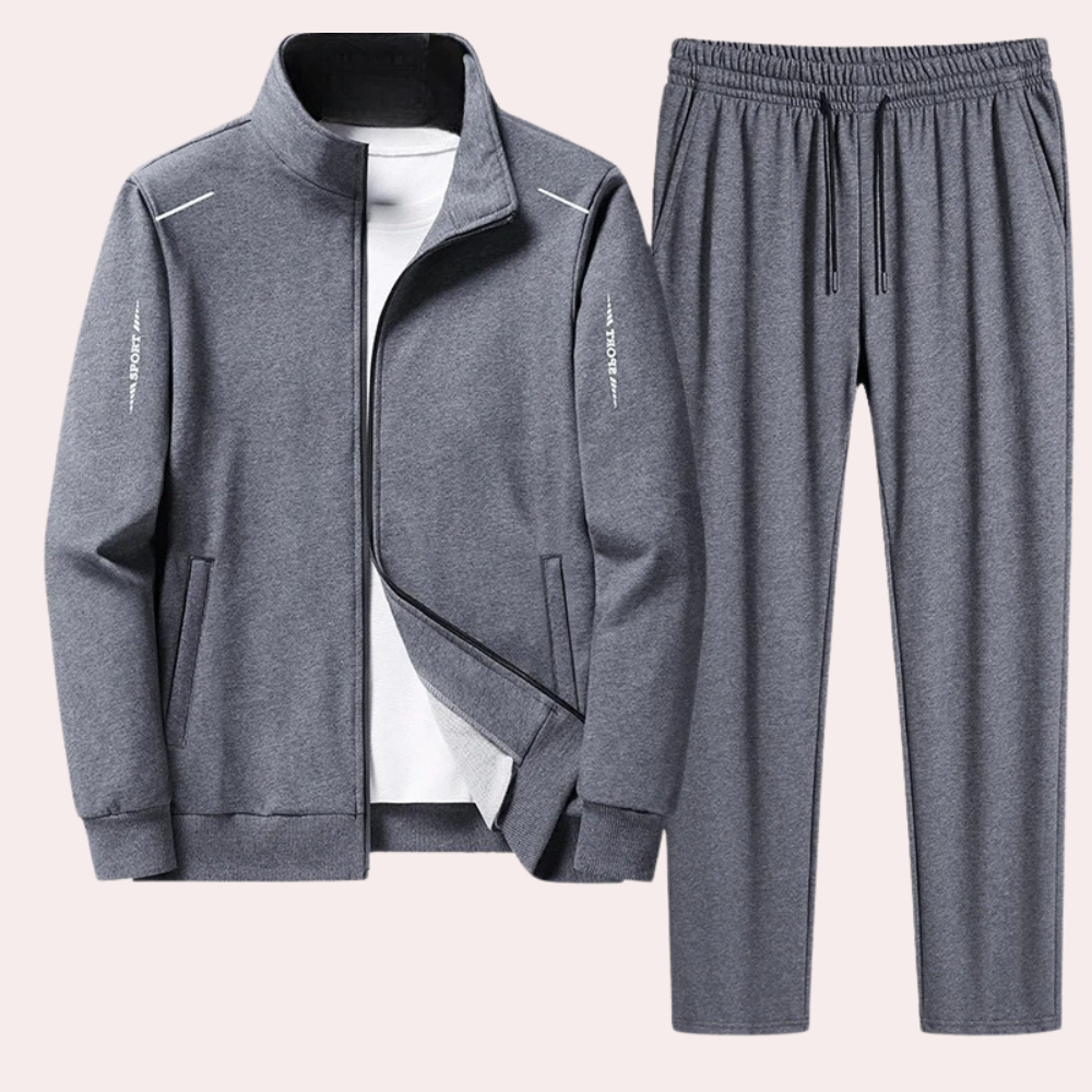 Herren Trainingsanzug, stilvoller Zweiteiler für Sport & Freizeit. Bequemer Jogginganzug in moderner Herrenmode.