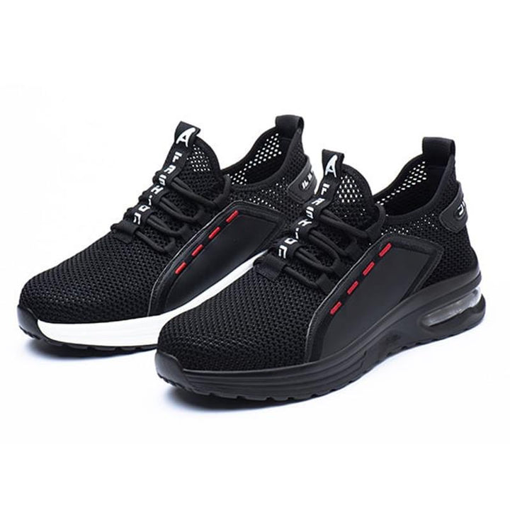 Herren Schutzschuhe SteelFlex One: ultraleicht, atmungsaktiv, mit Stahlkappe für verschiedene Arbeitsbereiche.