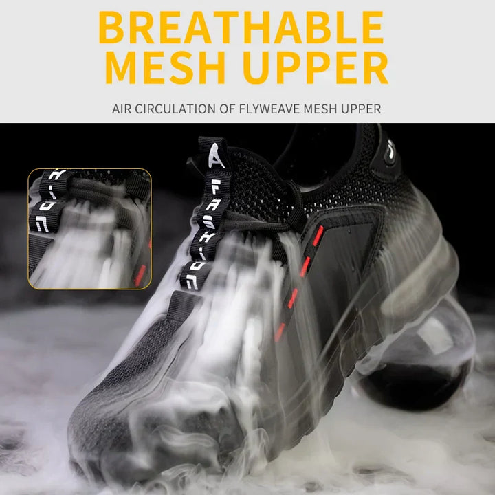 Bequeme Herren Sicherheitsschuhe SteelFlex One, ultraleicht & atmungsaktiv für Komfort bei der Arbeit.